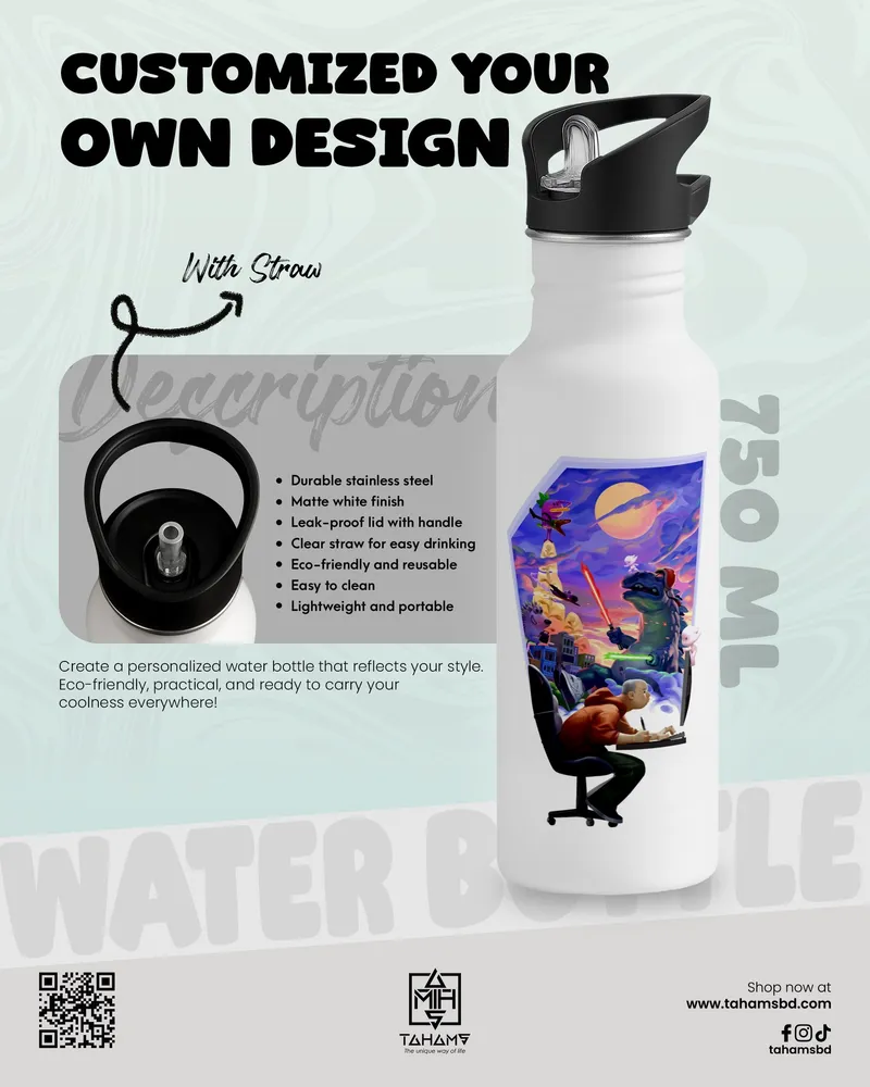 Custom 750ML Water Bottle  